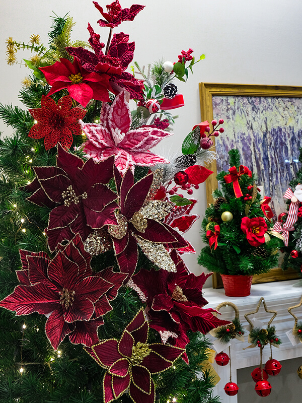 Stem branches and spray